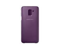 Samsung Wallet Cover do Samsung Galaxy J6 fioletowe - 456995 - zdjęcie 1